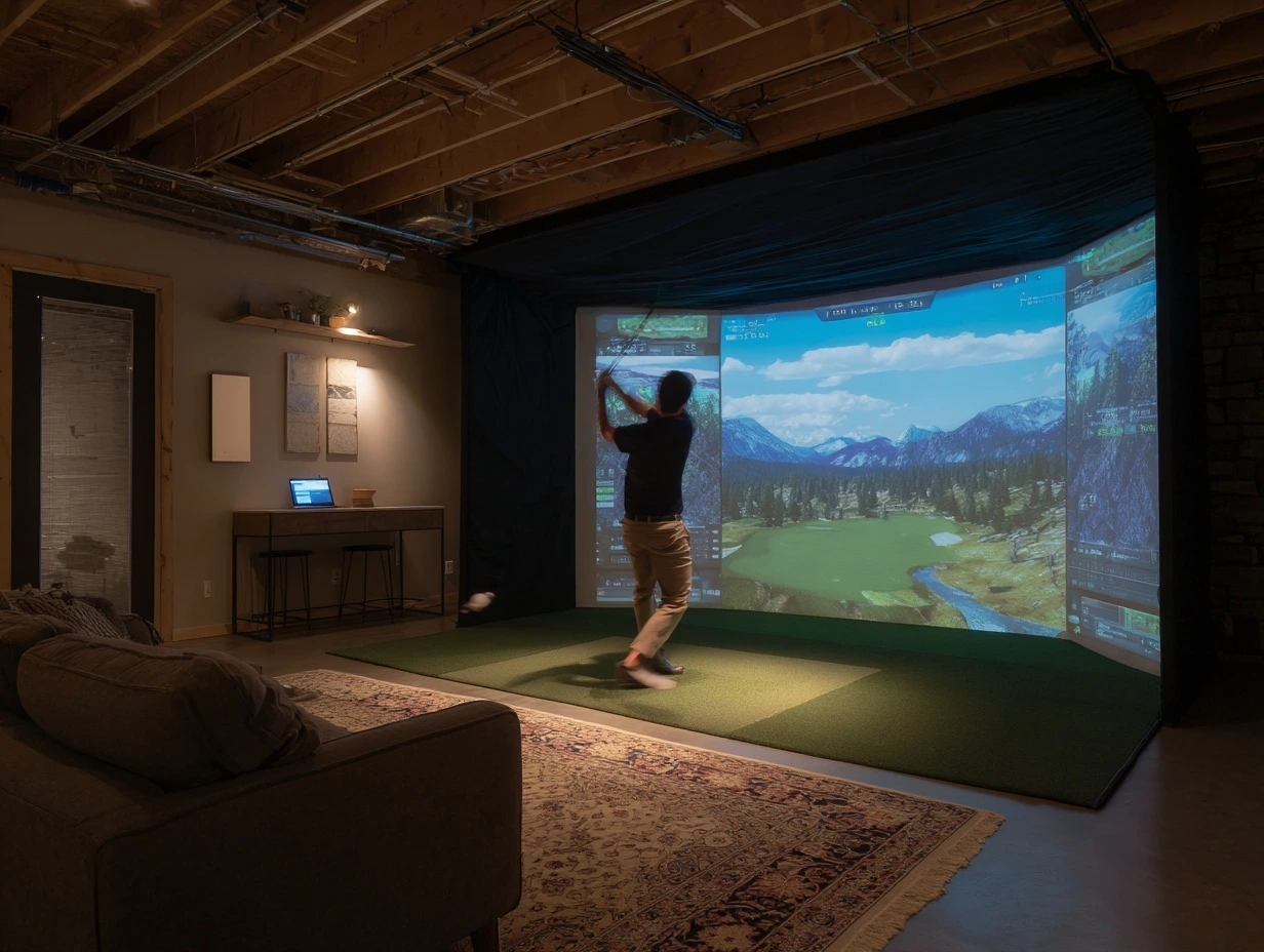 Home Golf Simulator Setup: DIY vs. Pre-Built (2025 Cost Breakdown)