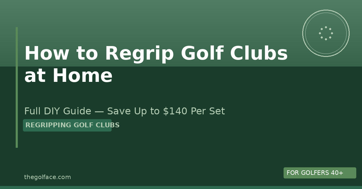How to Regrip Golf Clubs at Home (Full DIY Guide 2026)