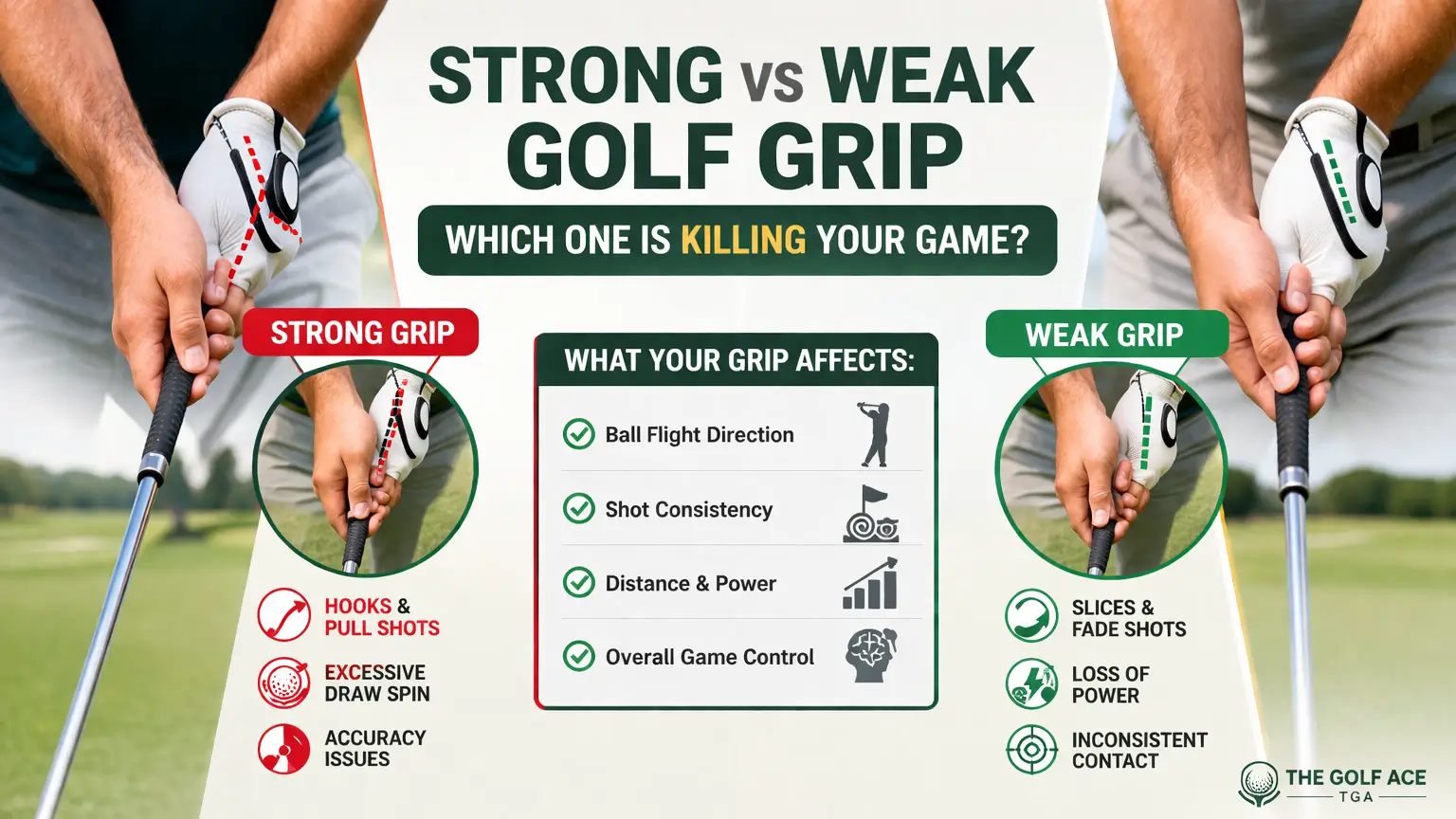 Strong vs Weak Golf Grip: Which One Is Killing Your Game?
